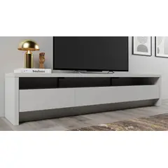 AMUEBLE - Centro de Entretenimiento mesa de tv GALINDO full melamina 18mm