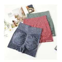 GENERICO - Short de Yoga Gimnasio con Push Up sin Costuras Color Variado