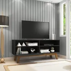 TU MESITA - Mesa para TV multiusos 1 cajon Florentino color Negro