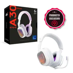 LOGITECH - Audífonos Gamer Astro A30 Wireless Color Blanco