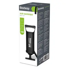 BESTWAY - Inflador manual con entradas intercambiables 36 cm