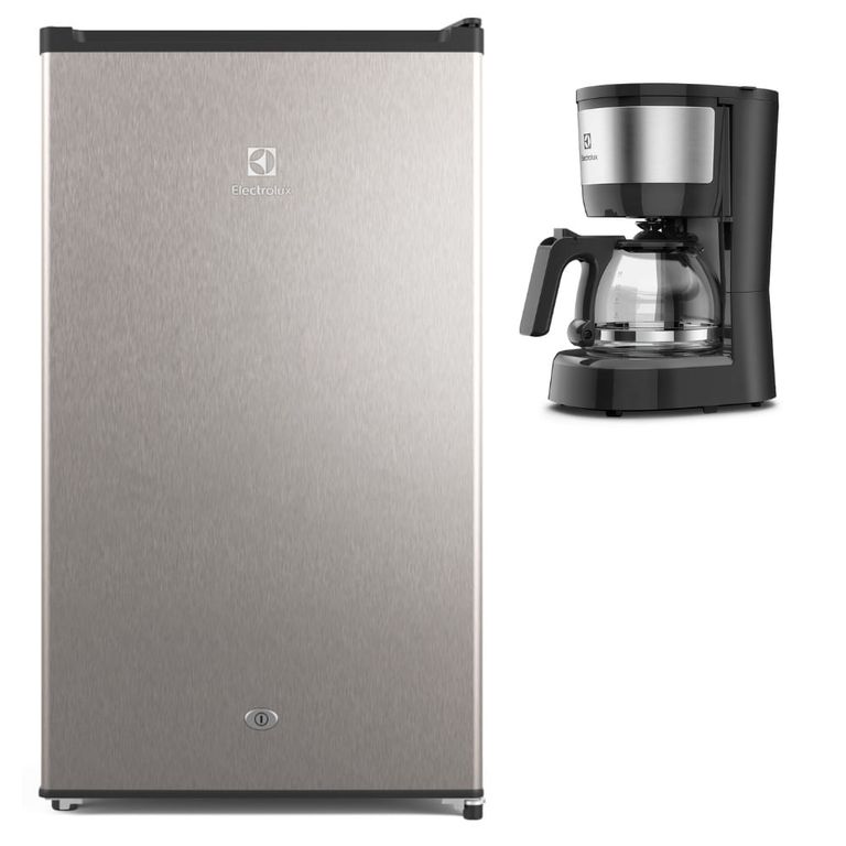 Combo Frigobar x 90L ERD090G2HWG Cafetera15 Tazas ECM10