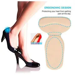 GENERICO - 2 Pares Protector de Talón Completo Almohadilla para Zapatos