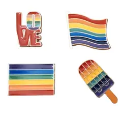 GENERICO - Pines De Metal Love is Love - Packx4