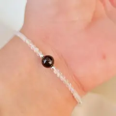 INTUERI - Pulsera Amelié Piedra Luna y Turmalina Negra