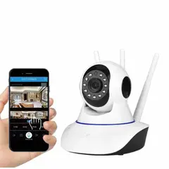 GENERICO - Camara Seguridad Full HD Interior Wifi Sensor de Movimiento 360°