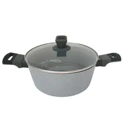 PRESS - Olla con Tapa de Vidrio Templado 24 cm -