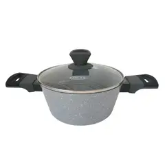 PRESS - Olla con Tapa de Vidrio Templado 20 cm -