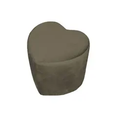 BARAKA HOME - Puff Corazón Lou - Beige Oscuro