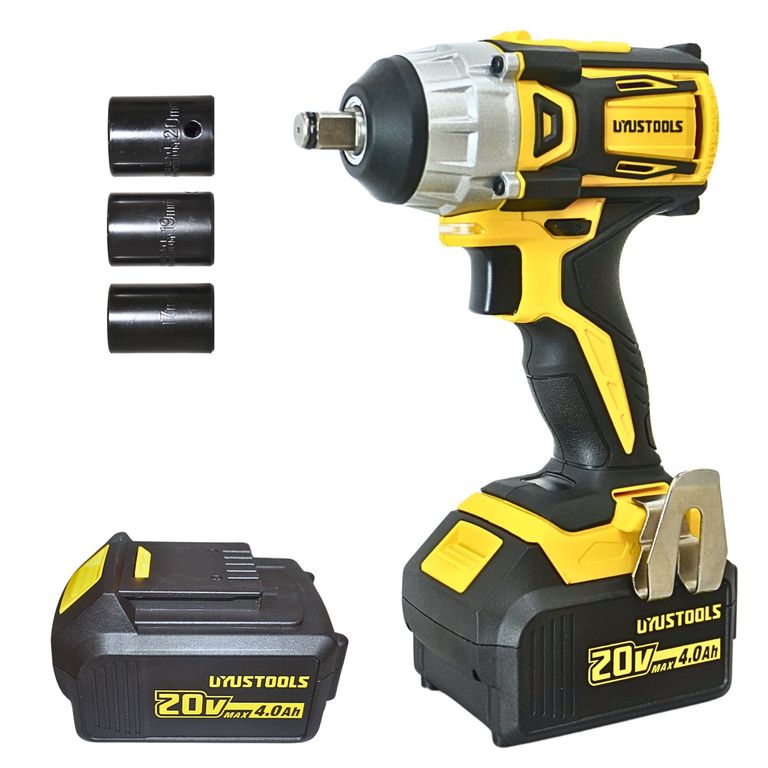 Llave de Impacto 1 /2" Inalámbrica 20V BRUSHLESS 2 baterías,