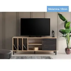 STARHOME - CENTRO DE ENTRETENIMIENTO KAZAN ROBLE Y MARRÓN