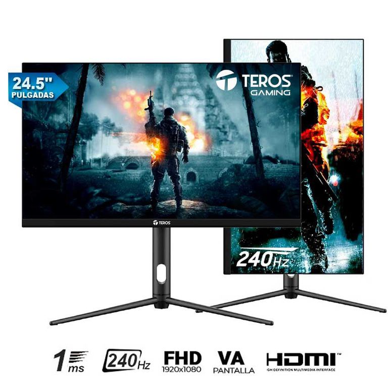 Monitor Gamer TE-2410G VA FHD 240Hz 1ms Adaptive Sync