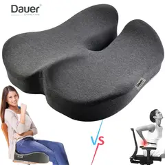 DAUER - Asiento Cojín 3D Ergonómico Bambu Mejora laPostura incluye forro y asa