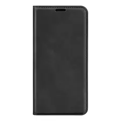 GENERICO - Funda para Motorola Moto G23 Flip Cover Negro Antishock Resistente