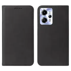 GENERICO - Funda para Motorola Moto G13 Flip Cover Negro Antishock Resistente