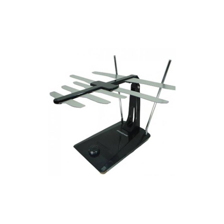 Antena HD TV LCD Smart TV Y Análoga VHF-UHF Señal Digital L03- Negro