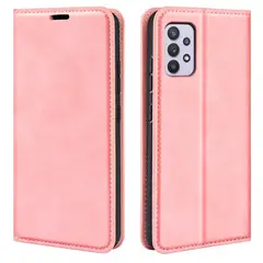 GENERICO - Funda Case para Samsung A53 Flip Cover Rosa Antishock Resistente