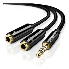 UGREEN - Cable 3.5 mm Splitter Mini Jack AUX AV141 Micrófono - 30620