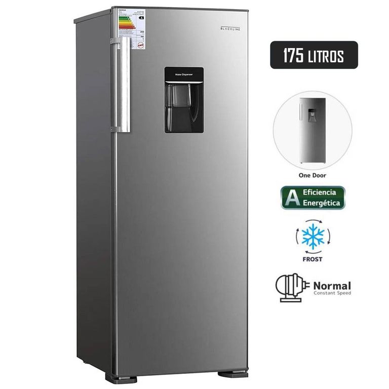 Refrigerador 175L Frost 1PD Inox