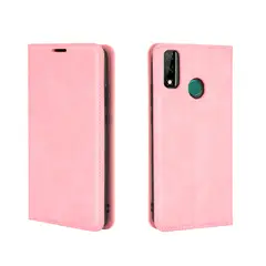GENERICO - Funda Case para Huawei Y8S Flip Cover Rosa Antishock Resistente