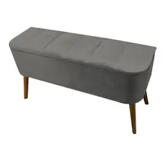 BARAKA HOME - Baul Ruan 1.5 Plz - Gris Oscuro