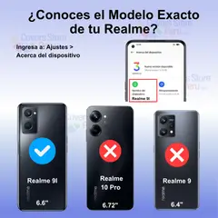 GENERICO - Funda Case para Realme 9I Flip Cover Lila Antishock Resistente