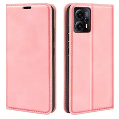 GENERICO - Funda Case for Motorola Moto G23 Flip Cover Rosa Antishock Resistente