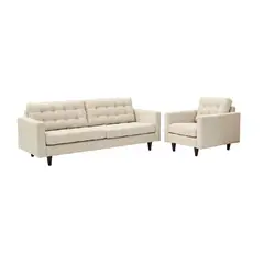 FABIANI HOME - Juego de Sala LINDA 3-1 Vintage Fabiani Ivory