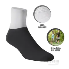 RYBIU IMPORT - Medias Taloneras Mujer Rybiu Pack x3