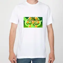 GENERICO - Polo Hombre diseño Shenlong - Blanco