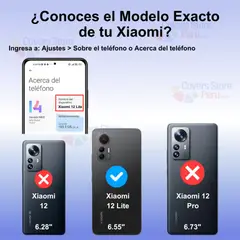 GENERICO - Funda for Xiaomi Mi 12 Lite Flip Cover Guinda Antishock Resistente