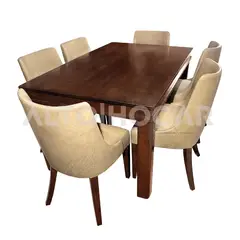ALTO HOGAR - Juego de Comedor 6 Sillas Venice Beige
