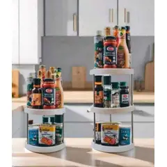 GENERICO - Organizador Giratorio De Cocina Multifuncional