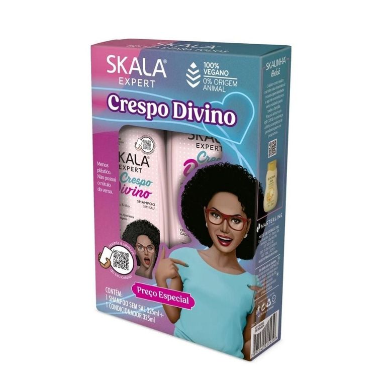 Shampoo Acondicionador Crespo Divino Expert 325ml Duo Pack