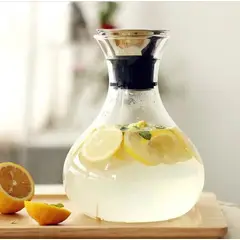 GENERICO - JARRA DE VIDRIO CON TAPA HERMETICA 1600ML