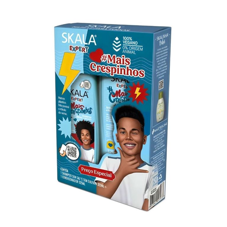 Shampoo Acondicionador Mais Crespinhos Expert 325ml Duo Pack