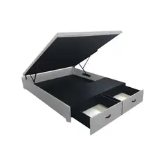 BARAKA HOME - Box Espacio Yambol 2 Plz - Gris Claro