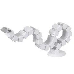 GENERICO - MONTECH - Vertebra Flexible para Organizar Cables - Altura Max 128 cm