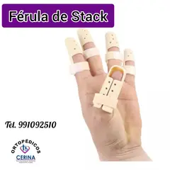 GENERICO - Férula stack para dedo de la mano talla 2