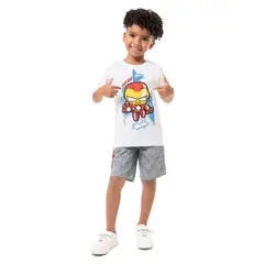 Pionier - Short Bermuda Tafeta Chris-Marvel Niño