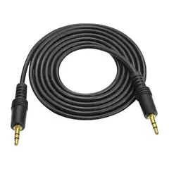 SEISA - Cable Auxiliar De Audio - 3.5mm - 3 Metros - Punta Dorada