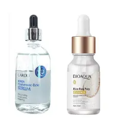 BIOAQUA - Serum Hialuronico Escencia de caracol - Laikou + Serum Arroz -