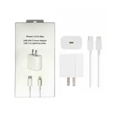 APPLE - Cargador Compatible Para Iphone 20W - Blanco