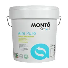 MONTO - Pintura Fotocatalitica Smart Aire Puro Blanco - 4 Lt - Blanco