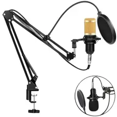 OEM - Kit Micrófono de Condensador BM800TZ para Grabación de Estudio - Negro