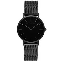 HANNAH MARTIN - Reloj Acero Negro HAN-M-9