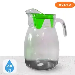 GENERICO - Jarra de Vidrio 2800ml con Tapa