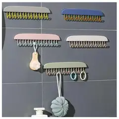 GENERICO - Ganchos Perchero con Adhesivos Multiuso Pack por 4