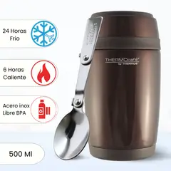 THERMOS - Termo de Comida Barrel 500 Ml Marron