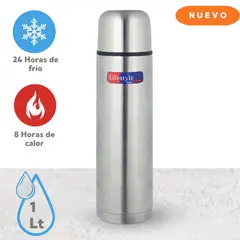 THERMOS - Termo para Bebidas LIFESTYLE + FUNDA 1Lt